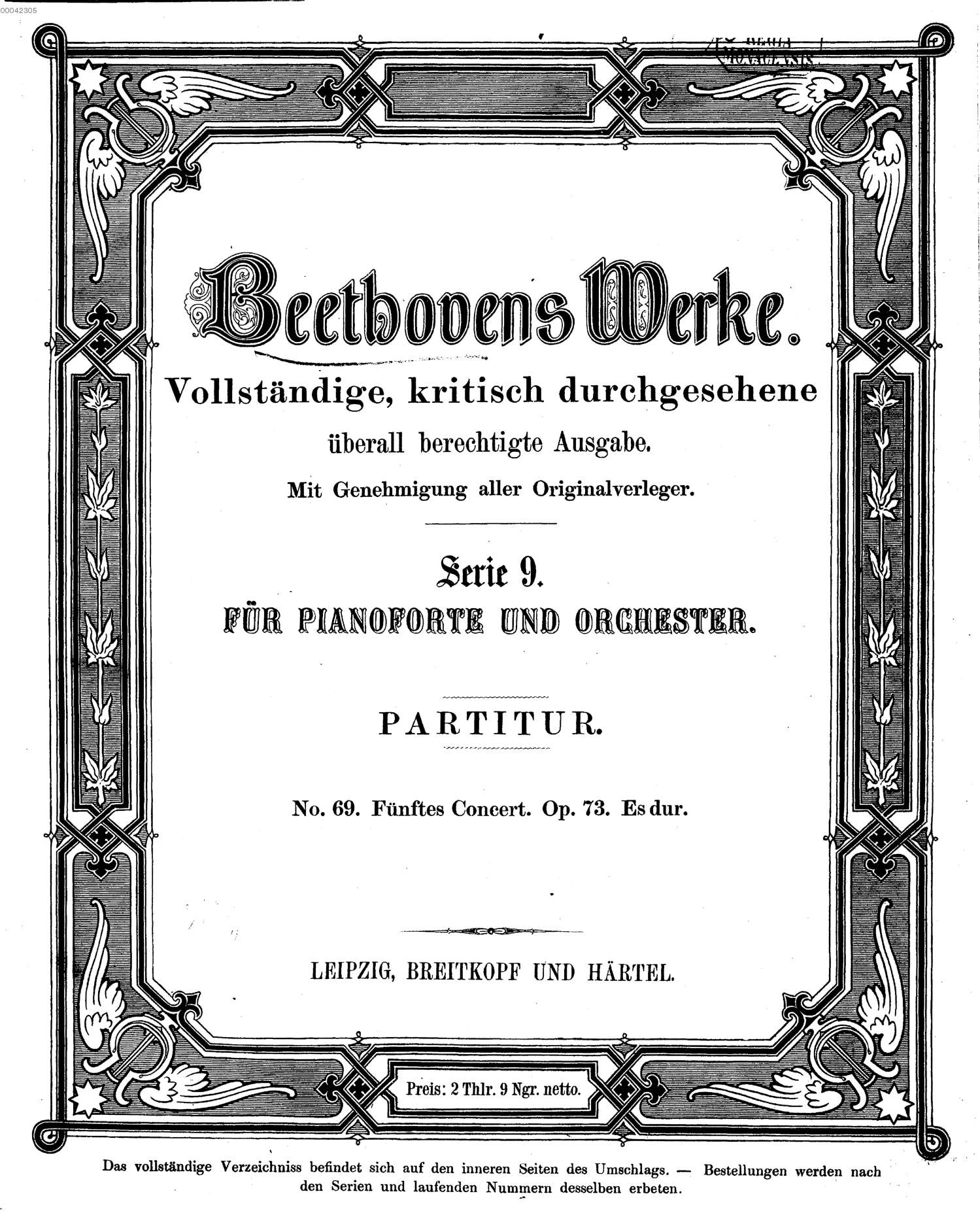 Opus 73 Concerto n. 5 